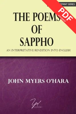 The Poems Of Sappho - An Interpretative Rendition Into English - Classic Reprint Series kitap kapağı