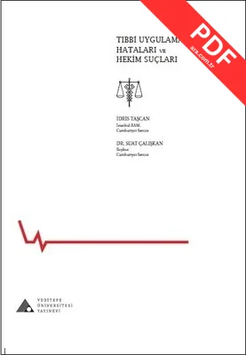 Tıbbi Uygulama Hataları ve Hekim Suçları kitap kapağı