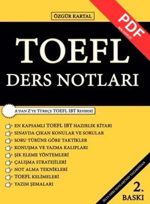 Toefl Ders Notları kitap kapağı