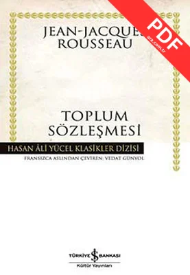 Toplum Sözleşmesi - Hasan Ali Yücel Klasikleri kitap kapağı