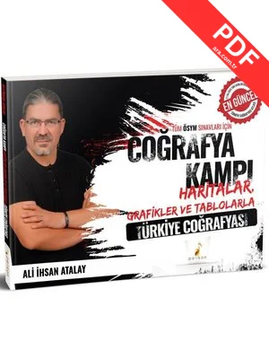 Tüm ÖSYM Sınavları İçin Coğrafya Kampı Haritalar Grafikler ve Tablolarla Türkiye Coğrafyası kitap kapağı