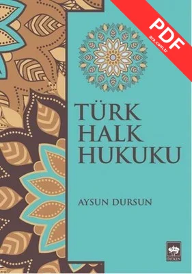 Türk Halk Hukuku kitap kapağı