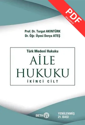 Türk Medeni - Aile Hukuku (2. Cilt) kitap kapağı