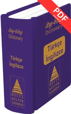 Türkçe - İngilizce kitap kapağı