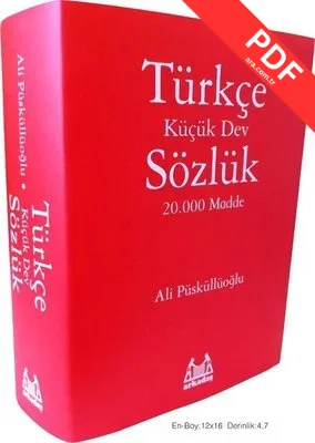 Türkçe Sözlük 20.000 Madde - Küçük Dev Sözlük kitap kapağı