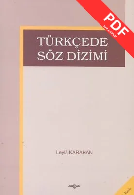 Türkçede Söz Dizimi kitap kapağı