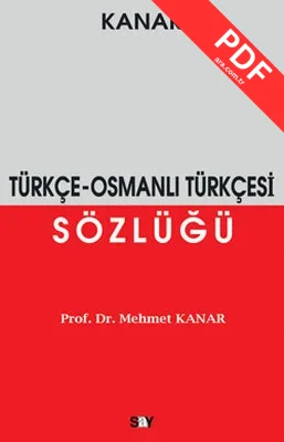 Türkçe-Osmanlı Türkçesi Sözlüğü kitap kapağı