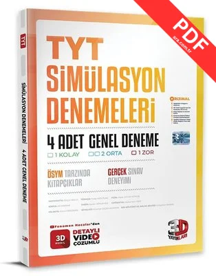 TYT 4'lü Simülasyon Genel Deneme kitap kapağı