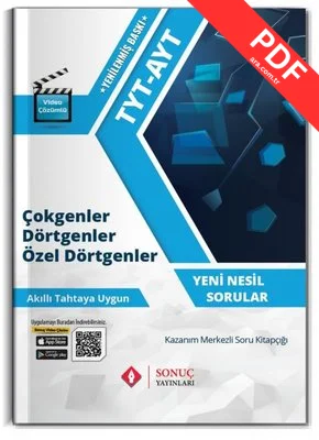 TYT AYT Çokgenler Dörtgenler Özel Dörtgenler kitap kapağı