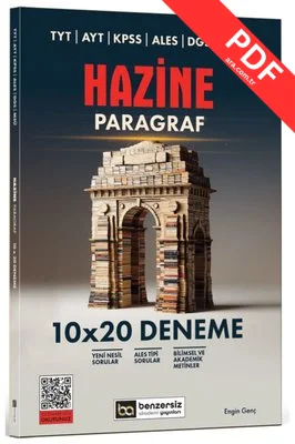 TYT AYT KPSS ALES DGS MSÜ Hazine Paragraf 10 x 20 Deneme kitap kapağı