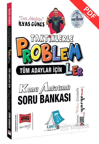 TYT AYT KPSS Tüm Adaylar İçin Taktiklerle Problemler Konu Anlatımlı Soru Bankası Çözümlü - İlyas Güneş Yargı Yayınları kitap kapağı