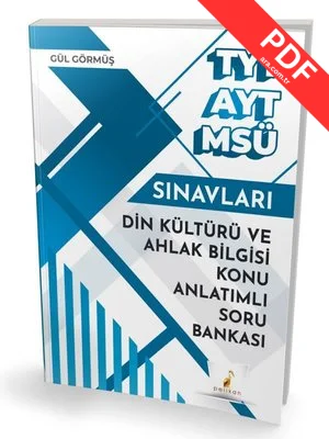 TYT AYT MSÜ Din Kültürü ve Ahlak Bilgisi Konu Anlatımlı Soru Bankası kitap kapağı