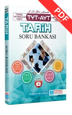 TYT - AYT Tarih Video Çözümlü Soru Bankası kitap kapağı
