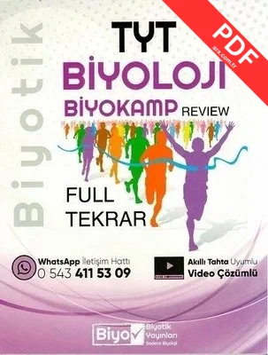 TYT Biyoloji Full Tekrar Biyokamp Review kitap kapağı