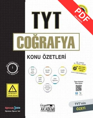 TYT Coğrafya Konu Özetleri kitap kapağı