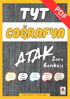 TYT Coğrafya Soru Bankası Atak kitap kapağı