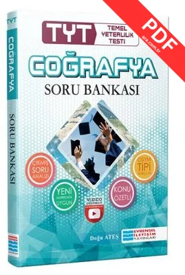 TYT Coğrafya Video Çözümlü Soru Bankası kitap kapağı