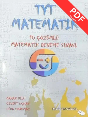 TYT Matematik - 10 Çözümlü Matematik Deneme Sınavı kitap kapağı