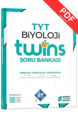 TYT Twins Biyoloji Soru Bankası kitap kapağı