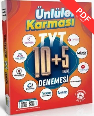 TYT 10 + 5 Deneme kitap kapağı