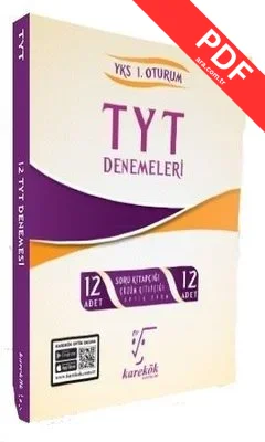 TYT 12'li Çözümlü Deneme Seti-YKS 1.Oturum kitap kapağı