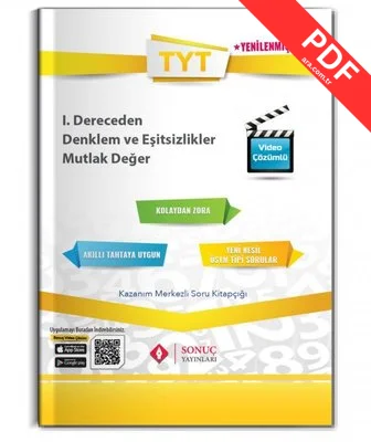 TYT 1.Dereceden Denklem ve Eşitsizlikler kitap kapağı