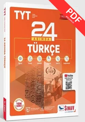 TYT 24 Adımda Türkçe Konu Anlatımlı Soru Bankası kitap kapağı