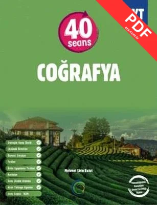 TYT 40 Seans Coğrafya kitap kapağı