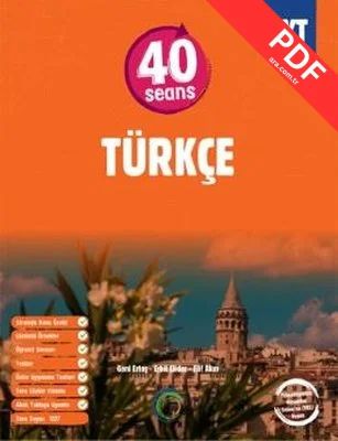 TYT 40 Seans Türkçe kitap kapağı