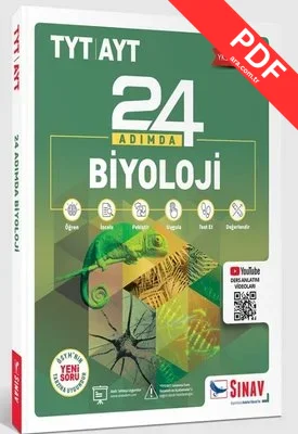 TYT AYT 24 Adımda Biyoloji Konu Anlatımlı Soru Bankası kitap kapağı