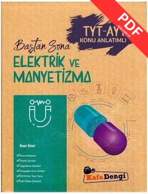 TYT AYT Baştan Sona Elektrik ve Manyetizma Konu Anlatımlı kitap kapağı