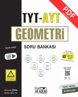 TYT AYT Geometri Soru Bankası kitap kapağı