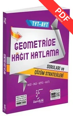 TYT AYT Geometride Kağıt Katlama Soruları ve Çözüm Stratejileri kitap kapağı