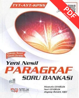 TYT - AYT KPSS Paragraf Soru Bankası kitap kapağı