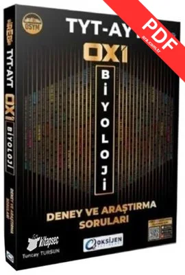 TYT - AYT Oxi Biyoloji Deney Ve Araştırma Soruları kitap kapağı