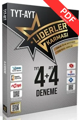 TYT AYT Tüm Dersler 4+4 Deneme kitap kapağı