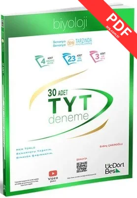 TYT Biyoloji 30 Deneme kitap kapağı