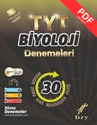 TYT Biyoloji 30'lu Branş Denemeleri kitap kapağı