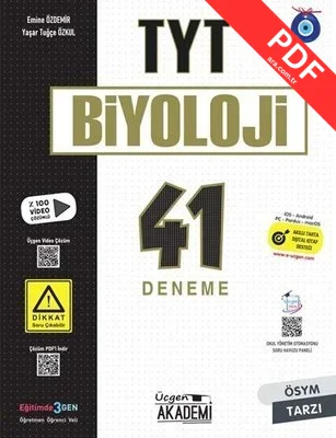 TYT Biyoloji 41 Deneme kitap kapağı