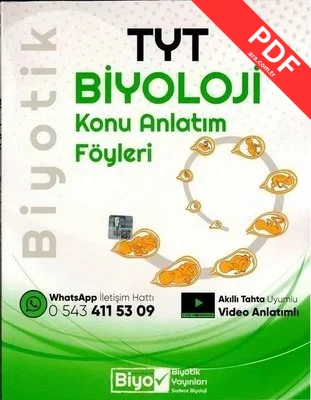 TYT Biyoloji Konu Anlatım Föyü kitap kapağı