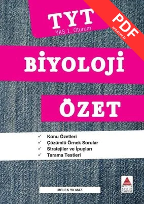 TYT Biyoloji Özet - YKS 1. Oturum kitap kapağı
