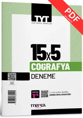 TYT Coğrafya 15x5 Deneme kitap kapağı