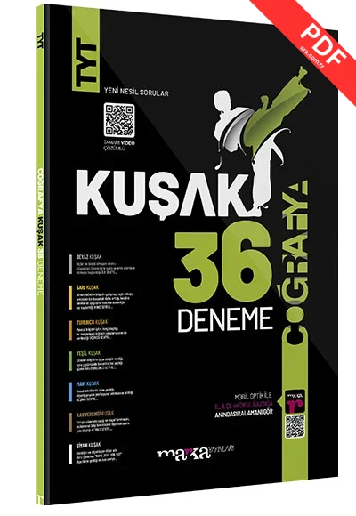 TYT Coğrafya 36 Kuşak Deneme Tamamı Video Çözümlü Marka Yayınları kitap kapağı