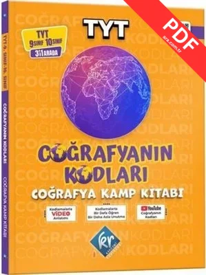 TYT Coğrafya 9. Sınıf 10. Sınıf Coğrafyanın Kodları Kamp Kitabı kitap kapağı