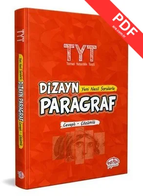 TYT Dizayn Paragraf Soru Bankası kitap kapağı