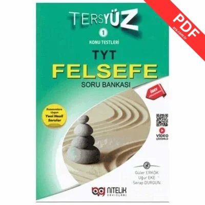 TYT Felsefe Tersyüz Konu Testleri Tekrar Testleri Soru Bankası kitap kapağı