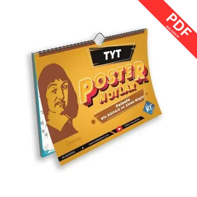 TYT Felsefe ve Din Kültürü Poster Notlar kitap kapağı