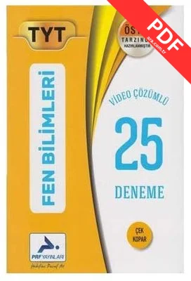 TYT Fen Bilimleri Video Çözümlü 25 Deneme kitap kapağı