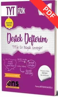TYT Fizik Destek Defterim kitap kapağı