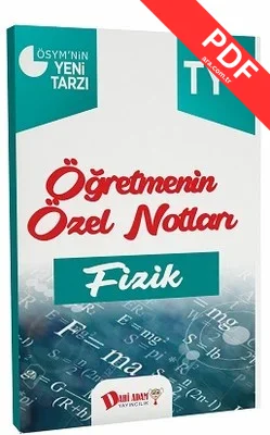 TYT Fizik Öğretmenin Özel Notları kitap kapağı